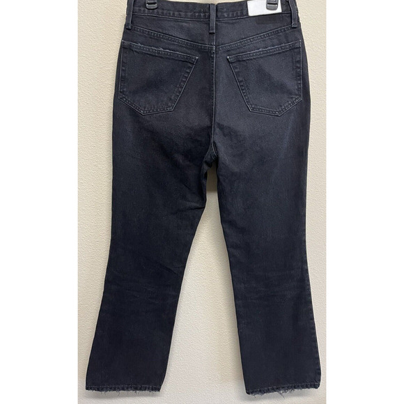 RE/DONE 90s High Rise Loose Jeans Size 29 Button fly Black 2 STYLE 166-3W7BC - Picture 6 of 12